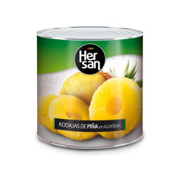 PIÑA EN ALMIBAR LIGERO 50-60 LATA A-10 6/3Kg